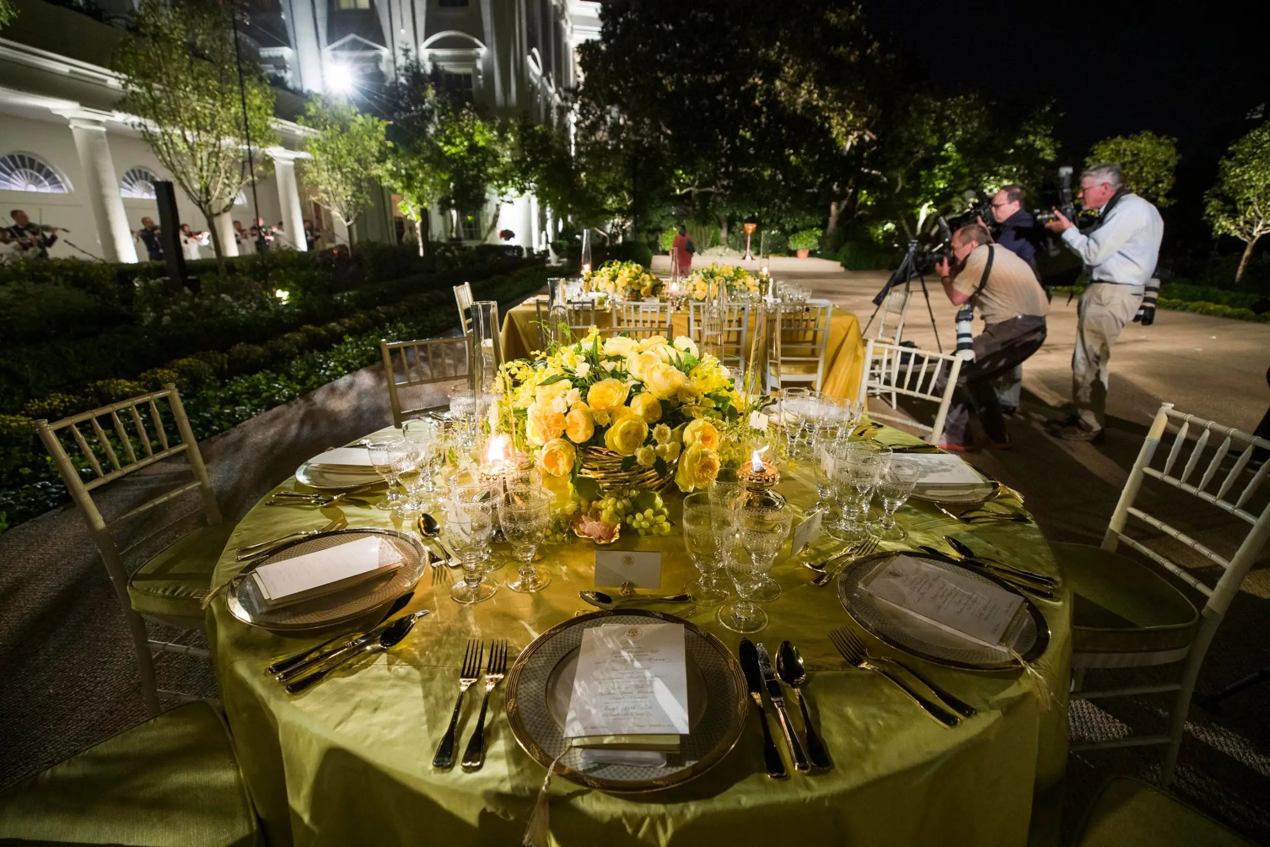 Here’s what the menu and decor look like for Scott Morrison’s state