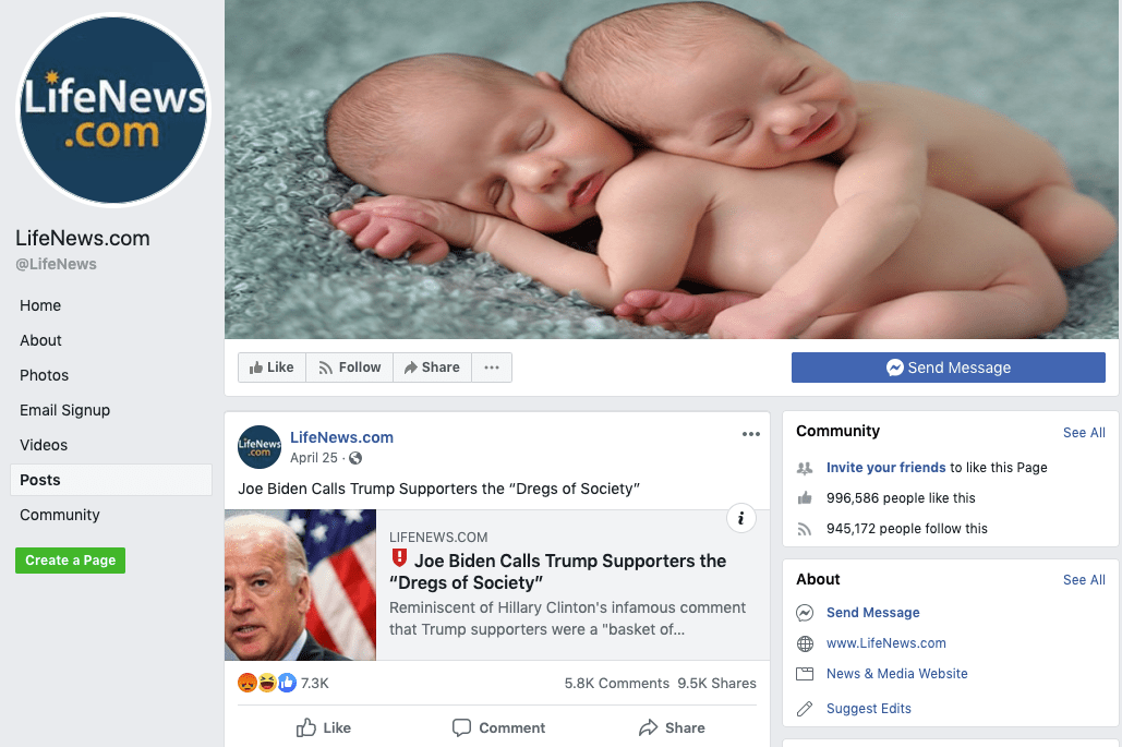 The 10 mostviewed fakenews stories on Facebook in 2019