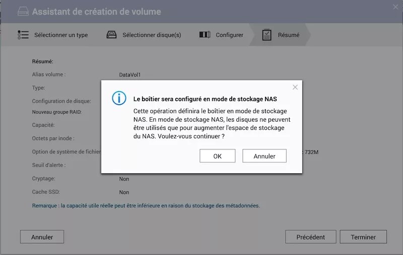 Test du QNAP TR004 Cachem