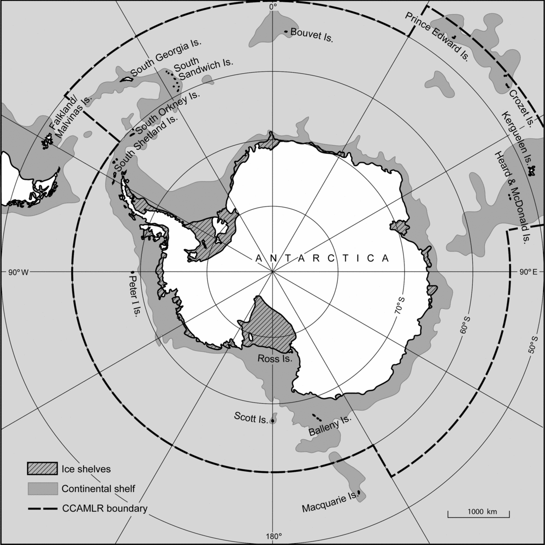 The extended continental shelves of subAntarctic Islands implications