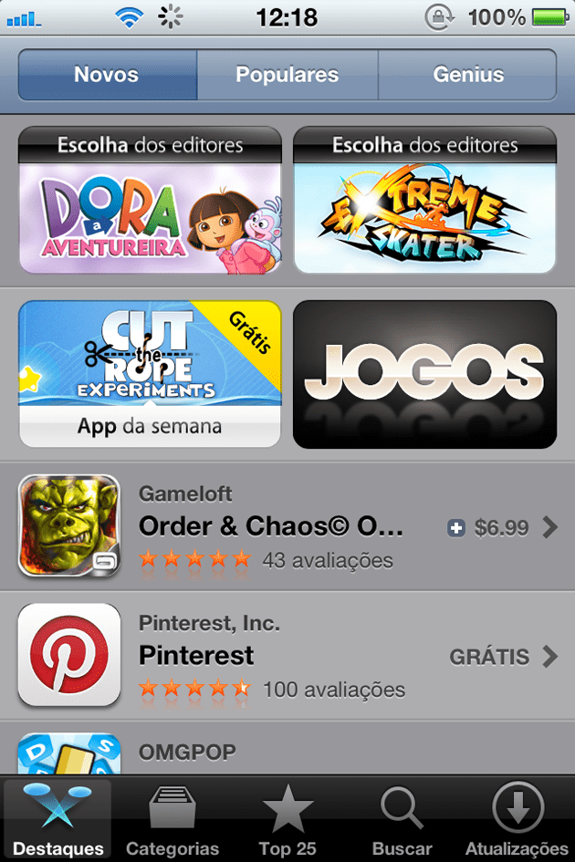App Store dá dicas semanais de apps gratuitos Canaltech