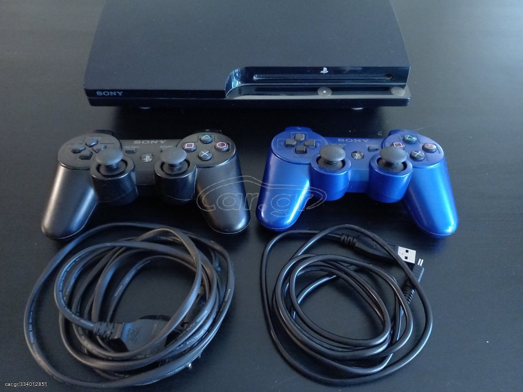 Car.gr PS3 console + 2 sony controllers