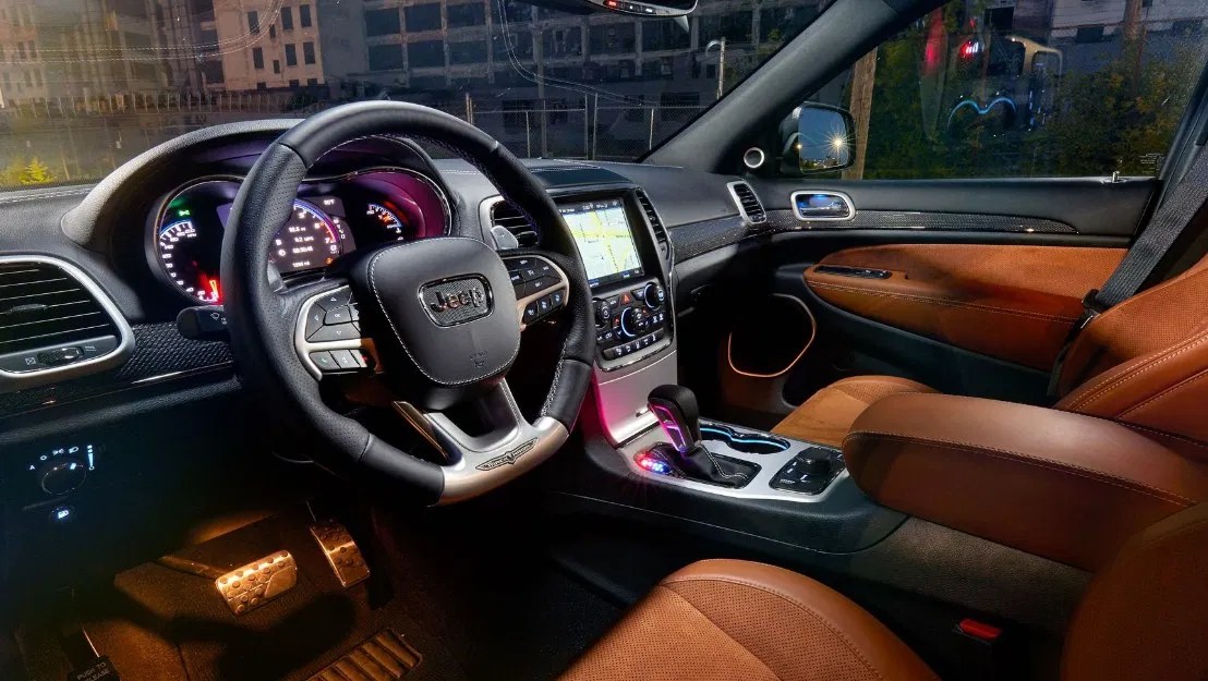 2021 Jeep Grand Cherokee Trackhawk SUV Interior Review Seating