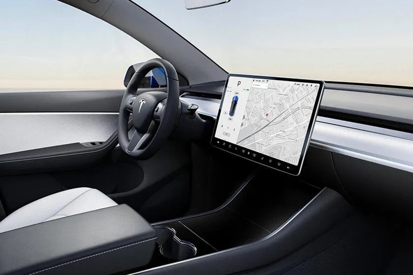 2020 Tesla Model Y electric Interior Review Seating, Infotainment