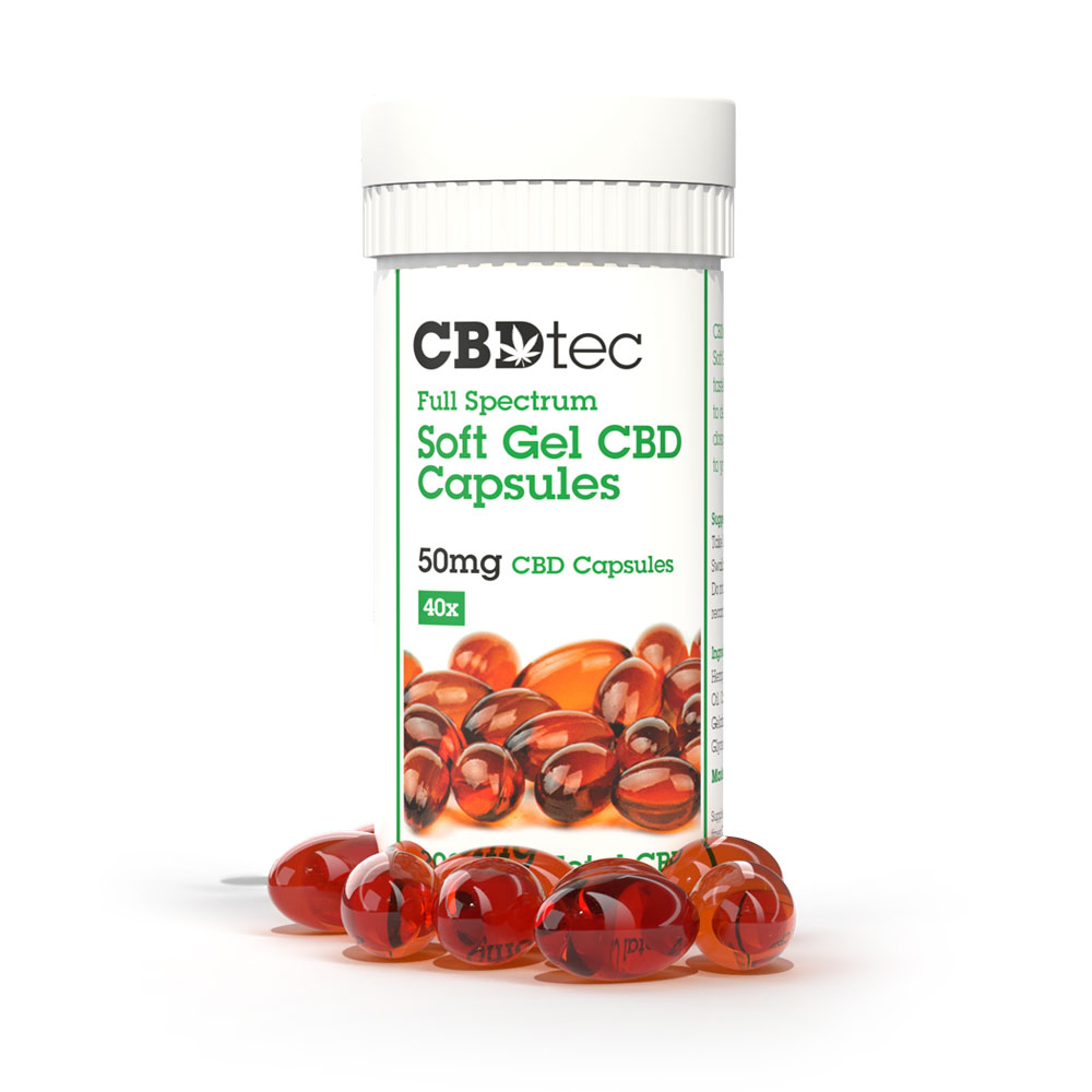 SoftGell Capsules FullSpectrum CBD Capsules CBDtec