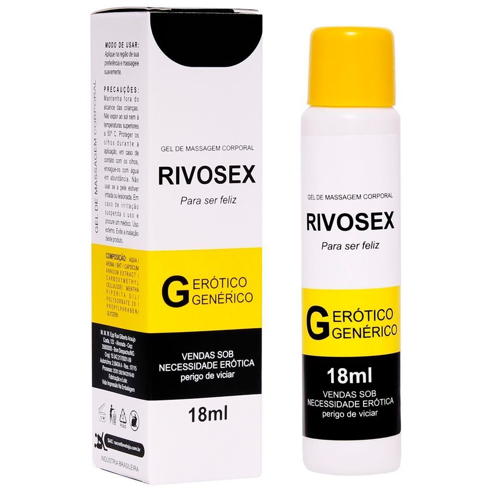 RIVOSEX GEL RETARDANTE MASCULINO 18ML SECRET LOVE