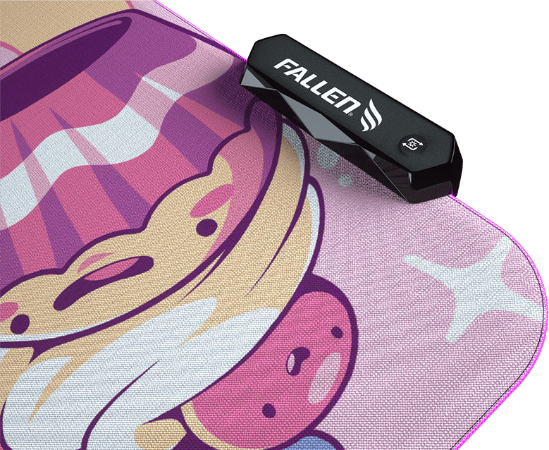 Mousepad Gamer Fallen Ace Rgb Speed+ Grande