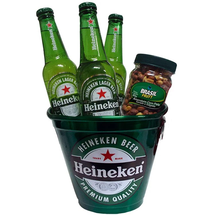Kit Heineken Beer Cestas Michelli