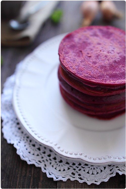 Pancakes à la betterave chefNini