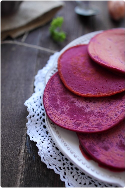 Pancakes à la betterave chefNini