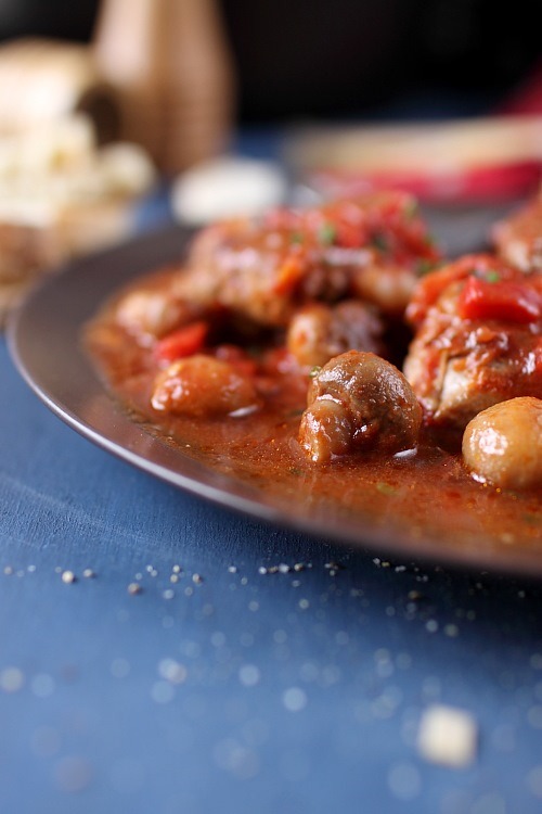 sauté de dinde à la tomate