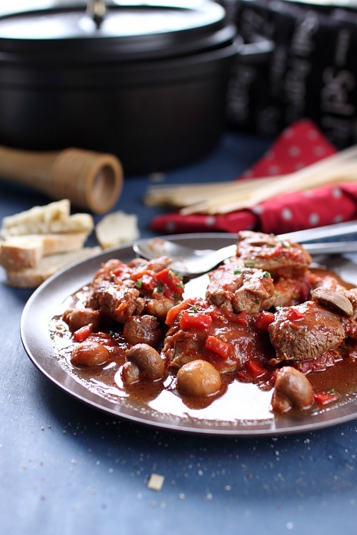 sauté de dinde à la tomate