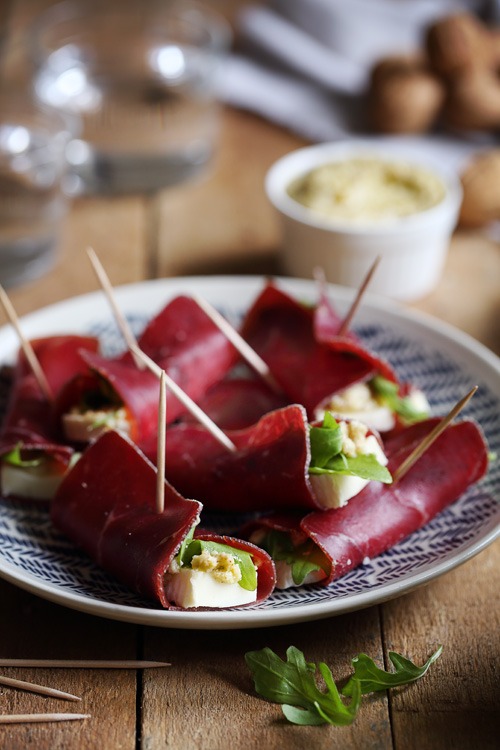 Rouleaux gourmands de viande des grisons chefNini