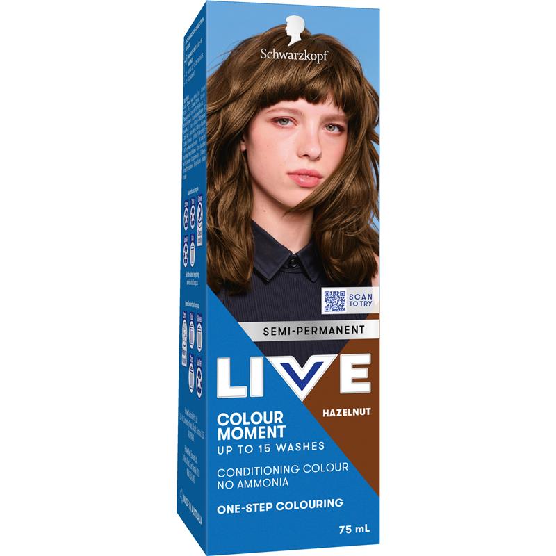 Buy Schwarzkopf Live Colour Hazelnut 75ml Online at Chemist Warehouse®