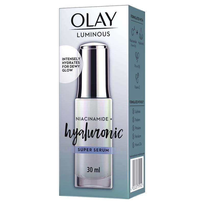Buy Olay Luminous Hyaluronic Super Serum 30ml Online at Chemist Warehouse®