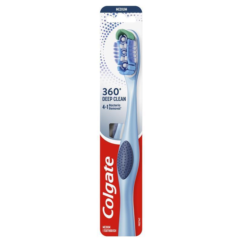 Buy Colgate 360 Whole Mouth Clean Compact Head Toothbrush Medium Online