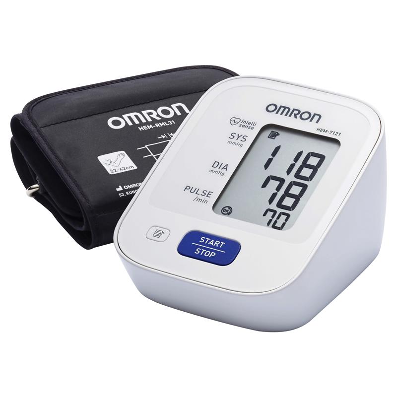Buy Omron HEM7121 Standard Blood Pressure Monitor Online at Chemist