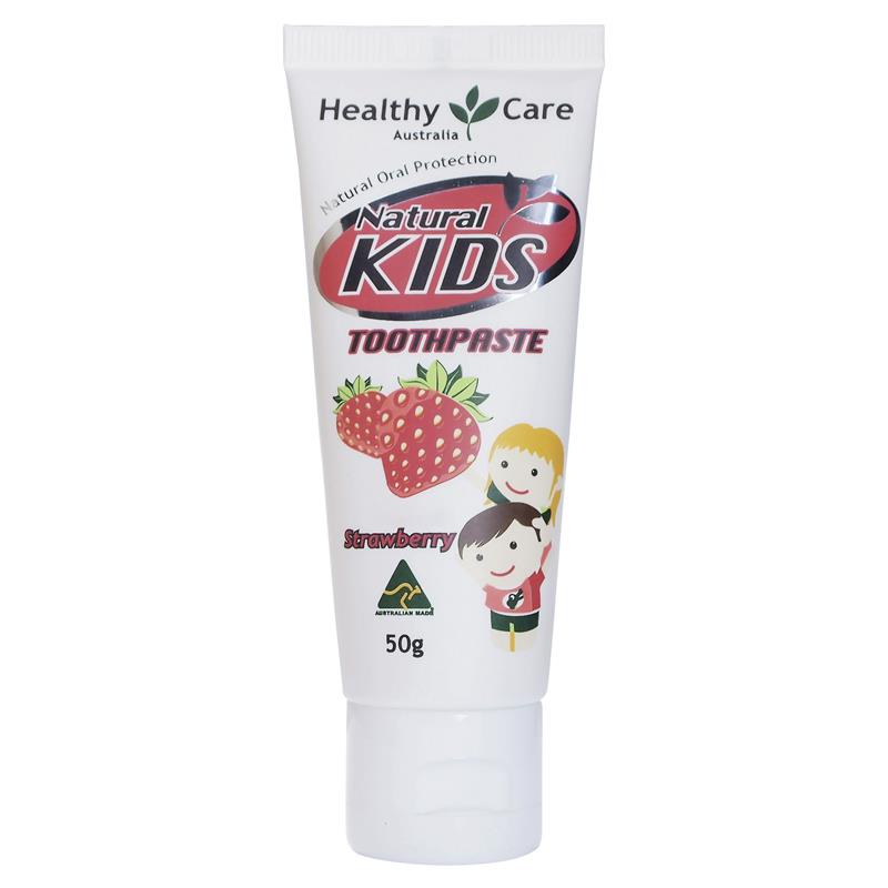 Buy Healthy Care Natural Kids Toothpaste Strawberry Flavour 50g Online