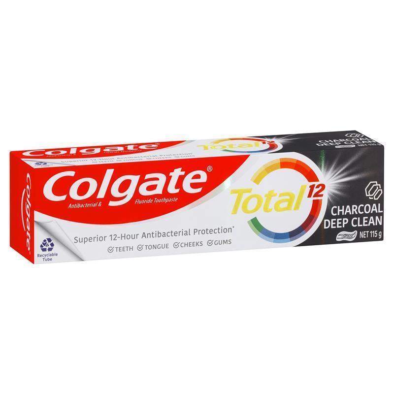 Buy Colgate Total Charcoal Deep Clean Antibacterial Fluoride Toothpaste