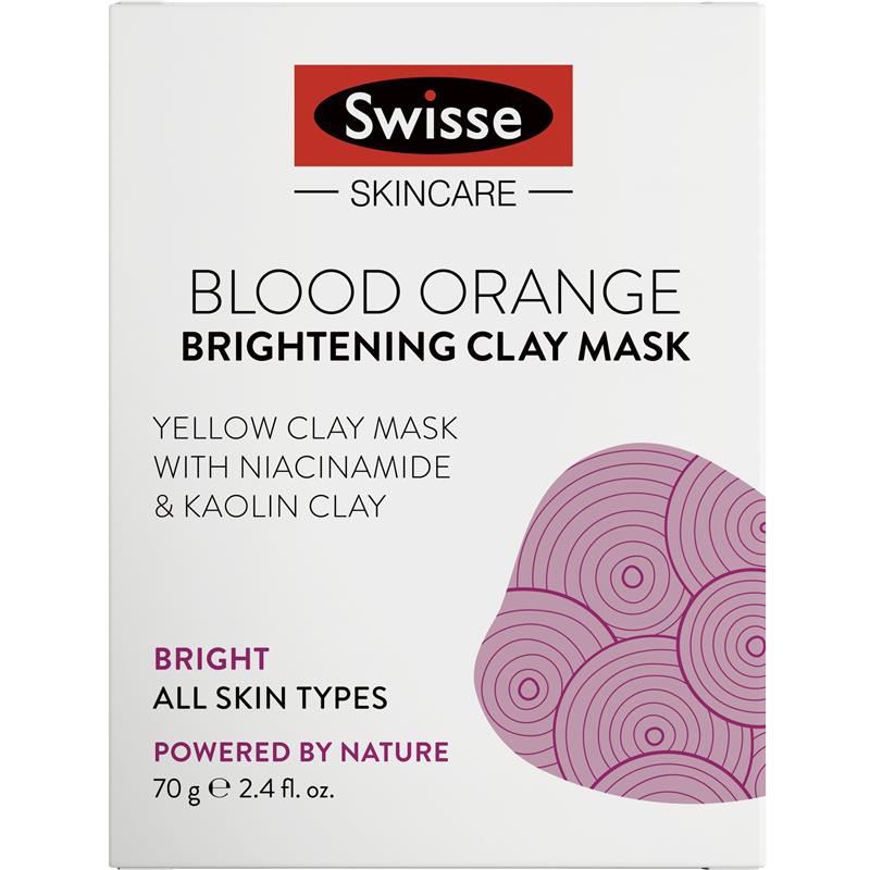 Buy Swisse Skincare Blood Orange Brightening Clay Mask 70g Online at