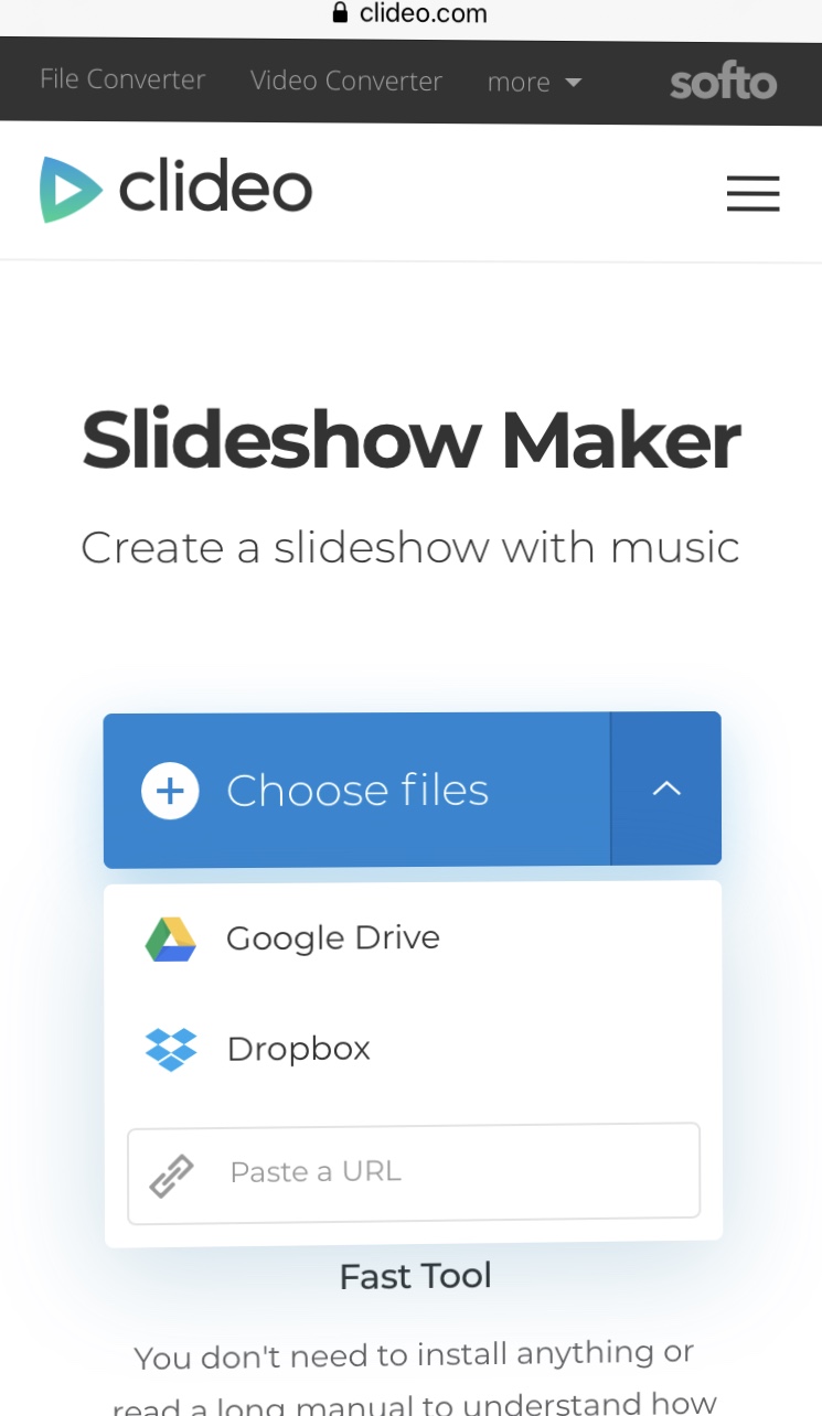 Android Slideshow Maker — Clideo