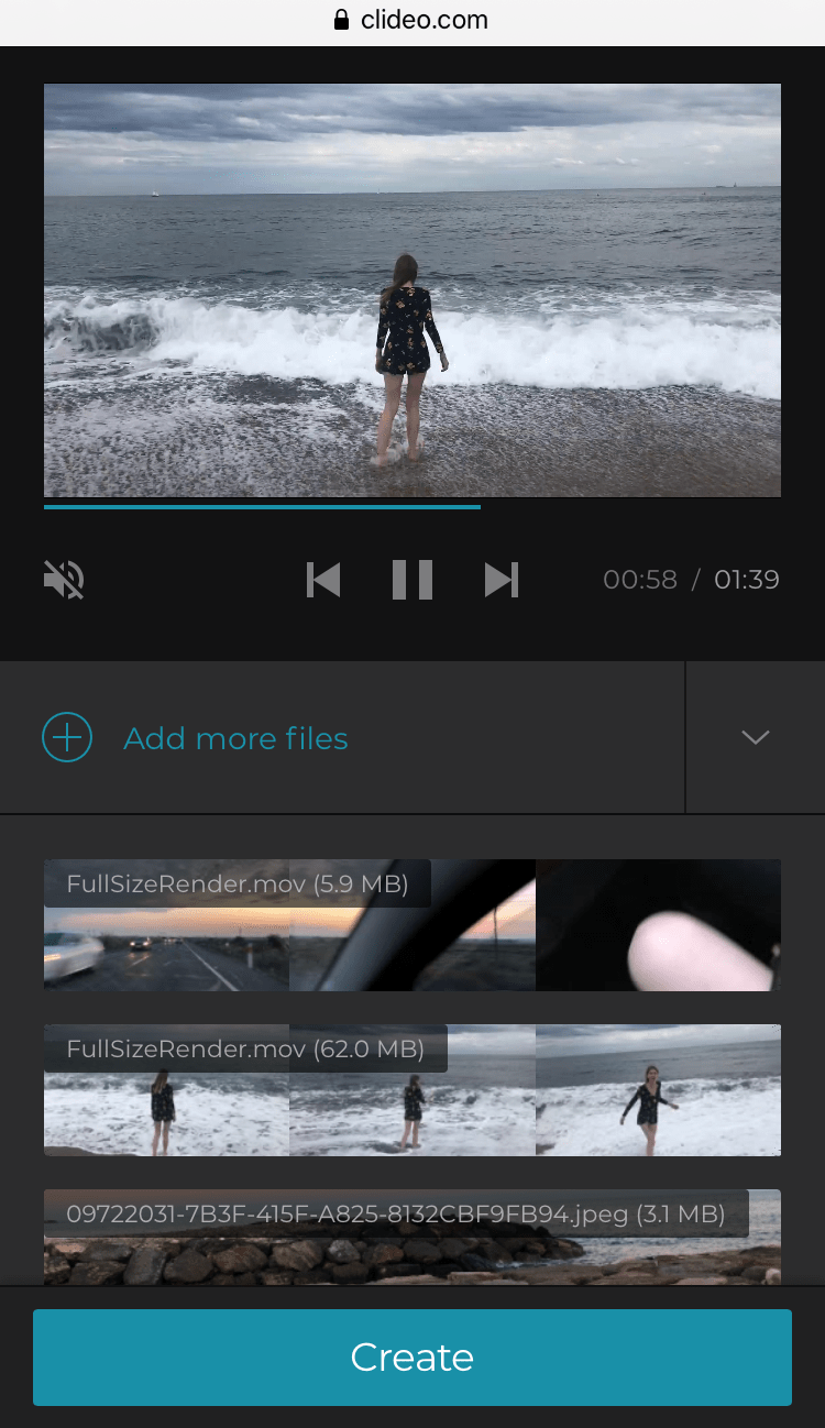 Online Video Maker for Android — Clideo
