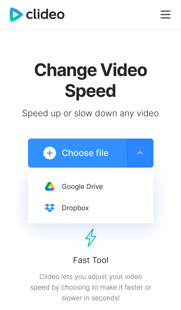Speed Up Video on iPhone Online — Clideo