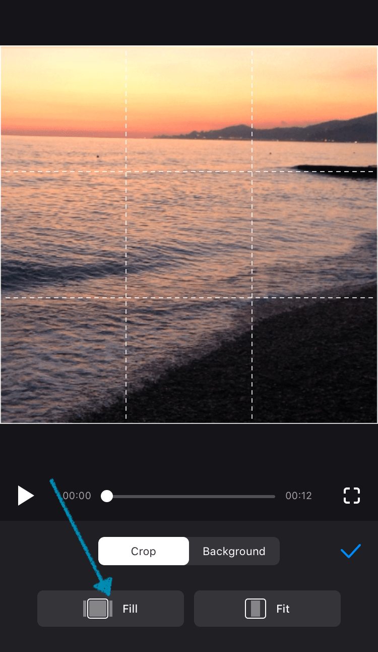 Cropping Video App — Clideo
