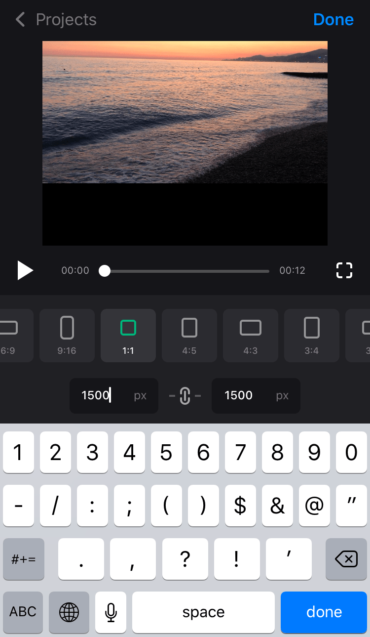 Crop Video App for iPhone — Clideo