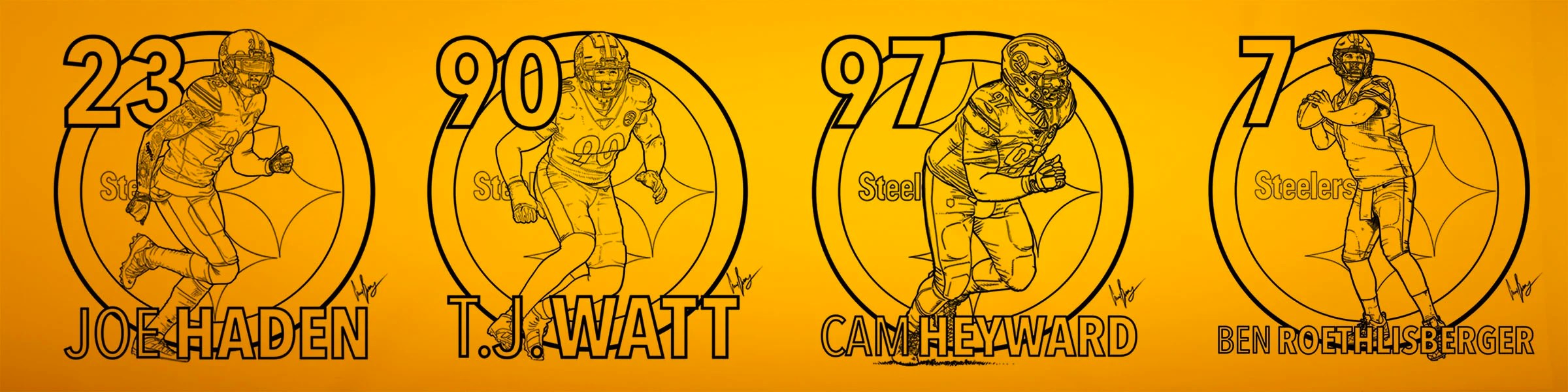 Teach your child how to identify colors and numbers and stay within the lines. Pittsburgh Steelers Coloring Pages Pittsburgh Steelers Steelers Com