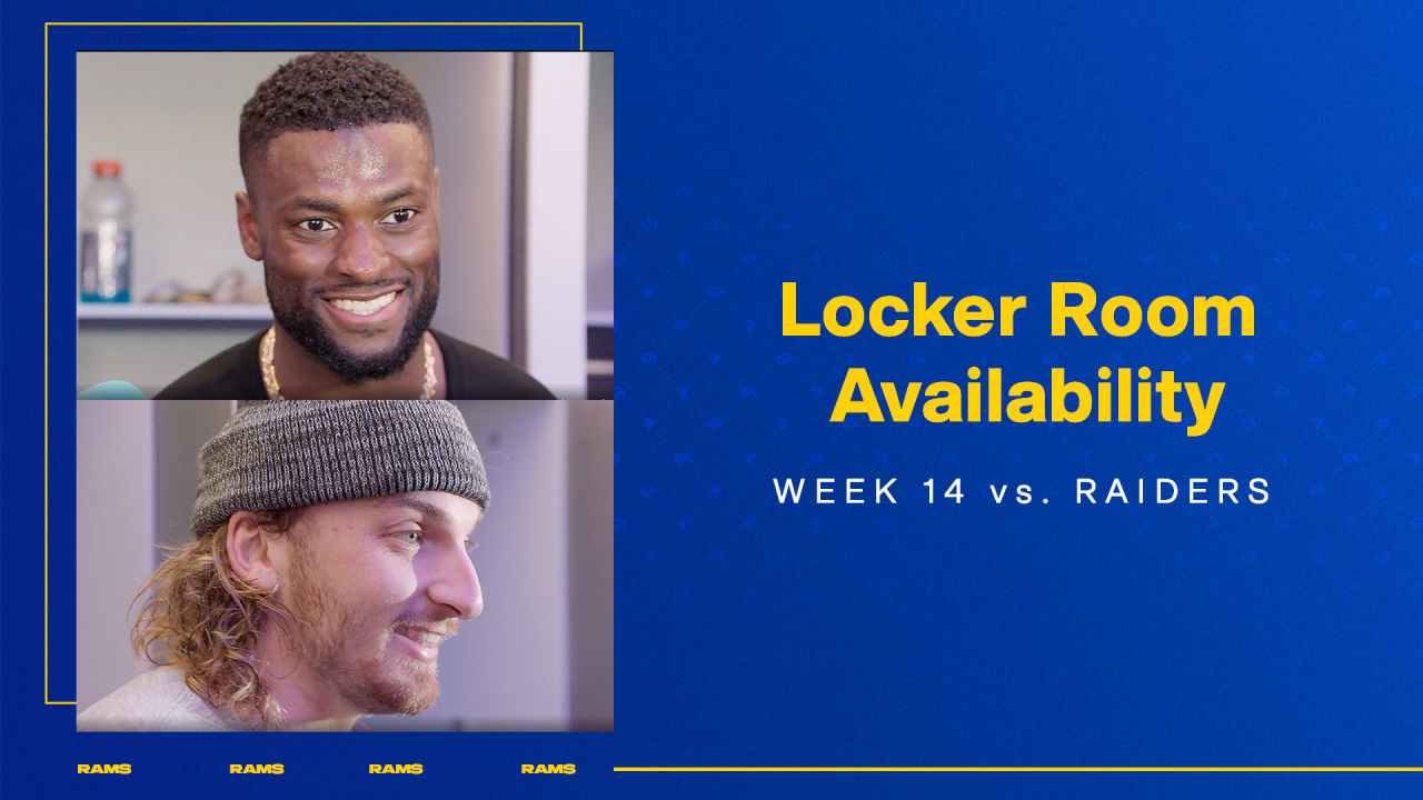 Los Angeles Rams vs. Las Vegas Raiders Postgame Locker Room Interviews