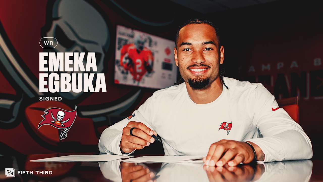Tampa Bay Buccaneers' FirstRound Pick Emeka Egbuka Signs Rookie Deal