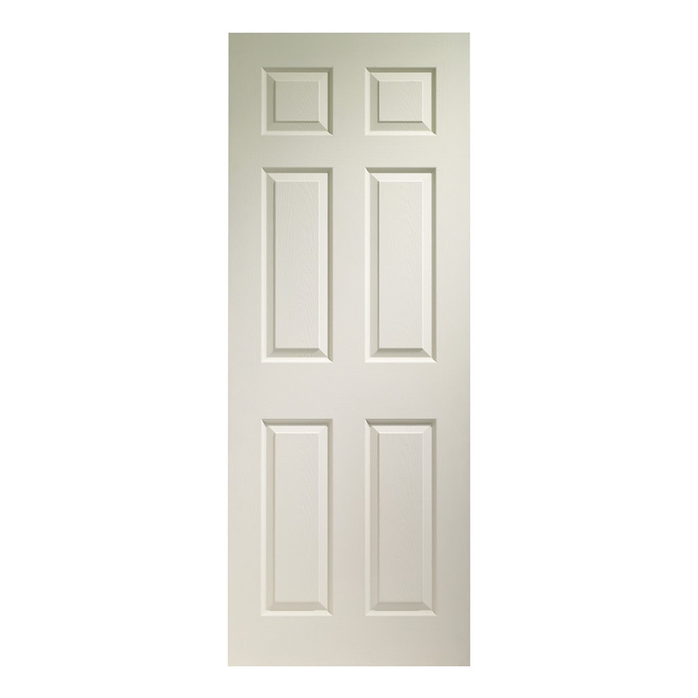 XL Joinery White Moulded Colonist 6 Panel Internal Door 526mm x