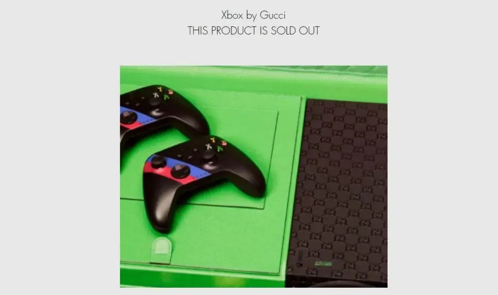 Gucci Xbox Series X售罄：全球限量100套 每套售价10000美元 Microsoft XBOX