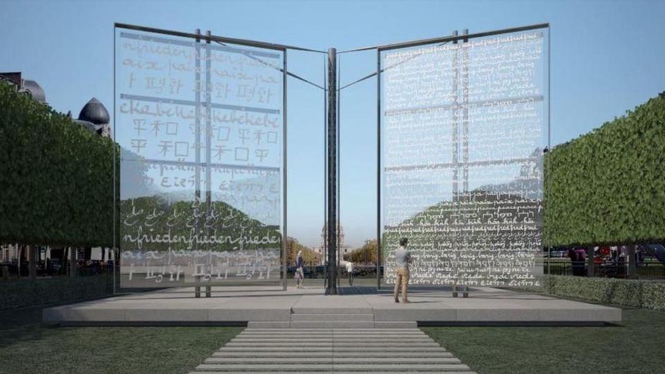Paris le nouvel emplacement du Mur de la Paix à nouveau débattu au