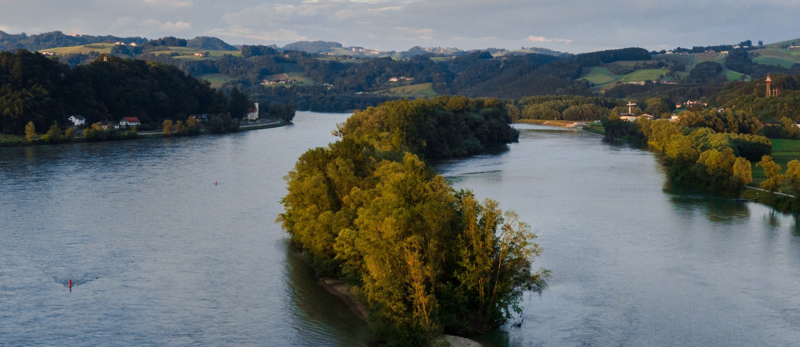 The river Danube flows into which sea?