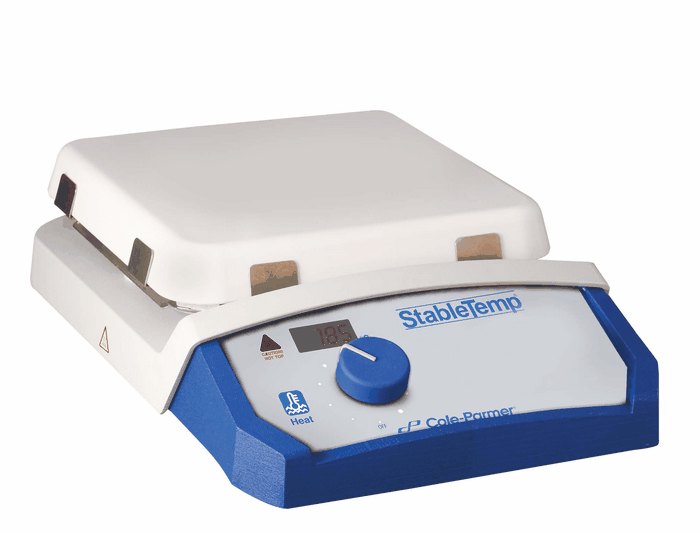 StableTemp Ceramic Hot Plate 7 x 7 230 VAC from ColeParmer United Kingdom