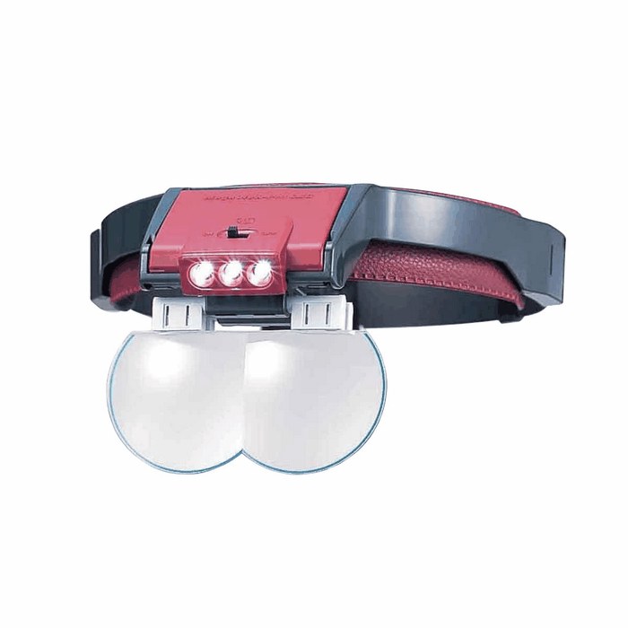 Megaview Hands Free Loupe Magnifier with LED Light Dual Lens 2 to 4x