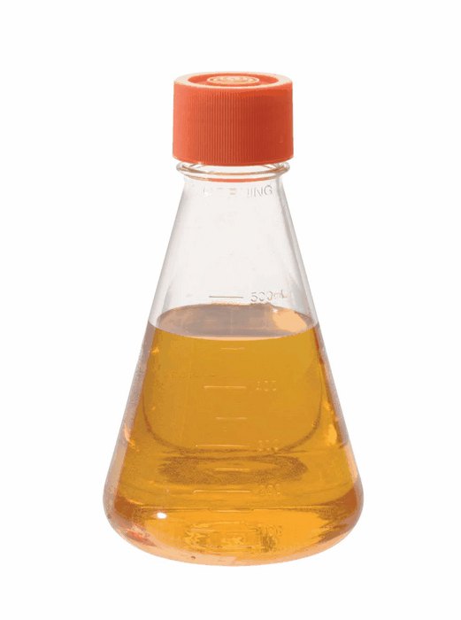 Corning 250 mL PC Flask w vented cap 50 CS from ColeParmer