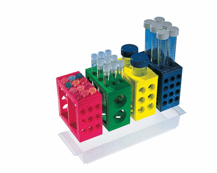 Autoclavable PP Modular Test Tube Rack System from ColeParmer