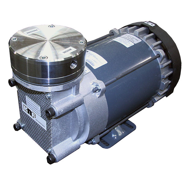 KNF Explosion Proof Motor Vacuum Pump 316SS PTFE 1 0 cfm 27 Hg 50psi