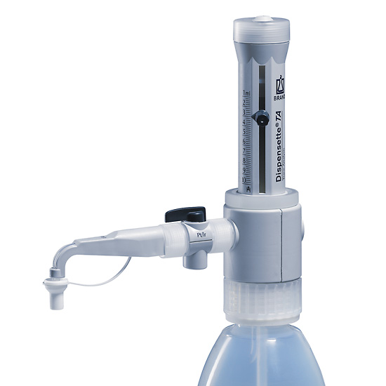 BrandTech Dispensette TA Bottletop Dispenser 1 to 10 mL from ColeParmer