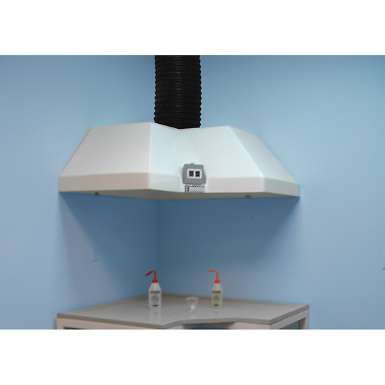 Ducted Corner Canopy Fume Hood 44 1 2 W from ColeParmer Canada