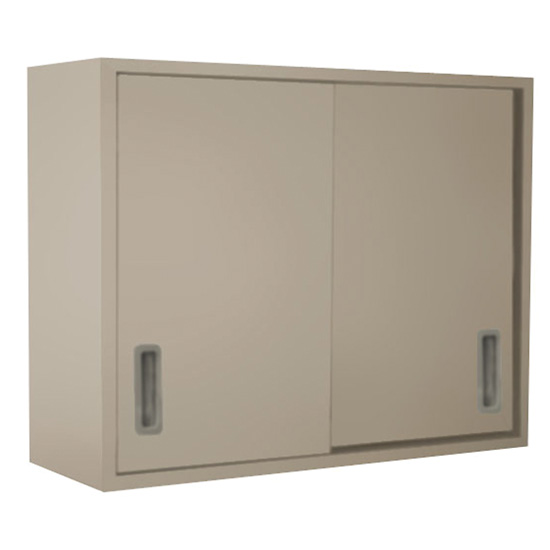 Wall Storage Cabinets With Sliding Doors Cole Parmer Wall with Solid Sliding Doors 48x30x12 Silver Gray