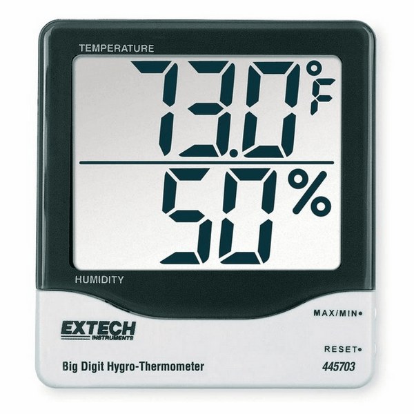 Extech 445703 Big Digit Thermohygrometer from ColeParmer