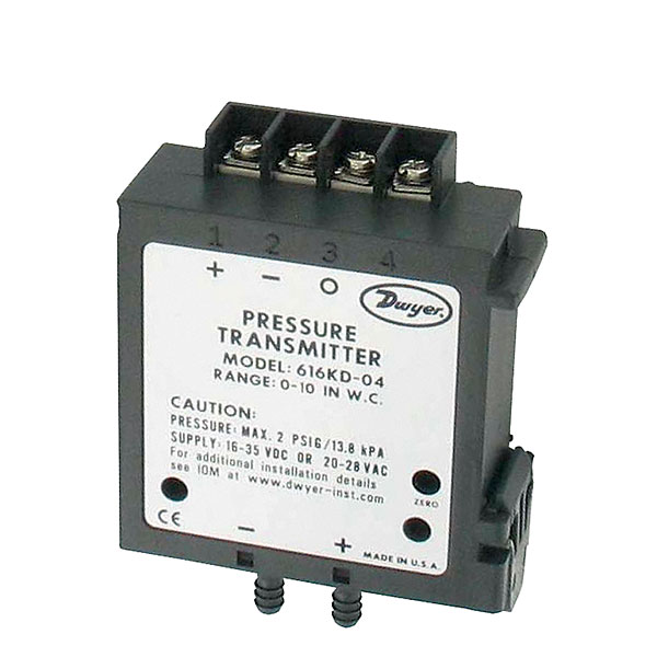 Dwyer Series 616KD Differential Pressure Transmitter 4 to