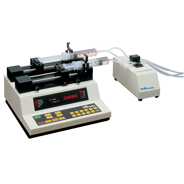 Dual Rate Syringe Pump 0 0004 microliter hr to 106 6 mL min flowrange