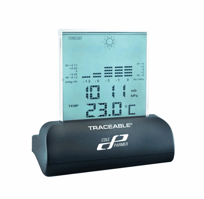 Cole Parmer Barometer with Digital Thermometer from ColeParmer