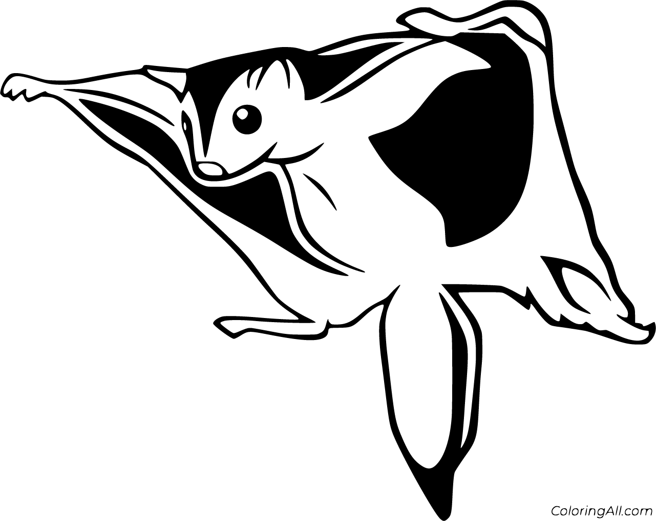 Flying Squirrel Coloring Pages (12 Free Printables) ColoringAll