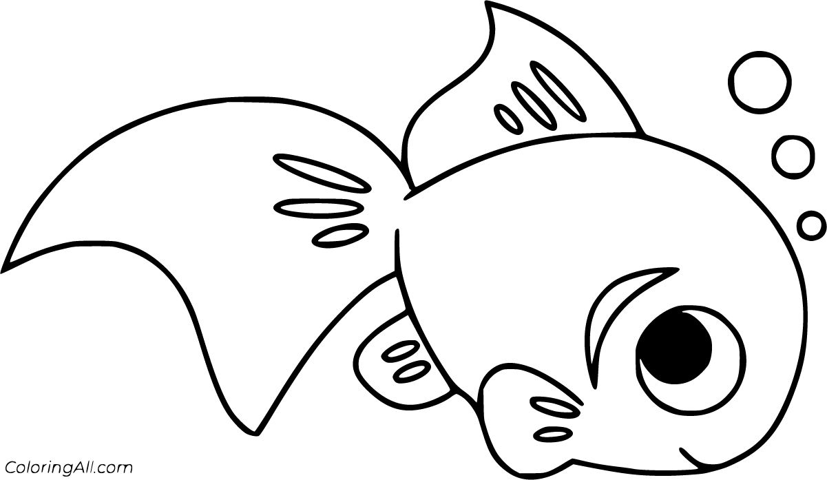 Goldfish Coloring Pages (26 Free Printables) - ColoringAll